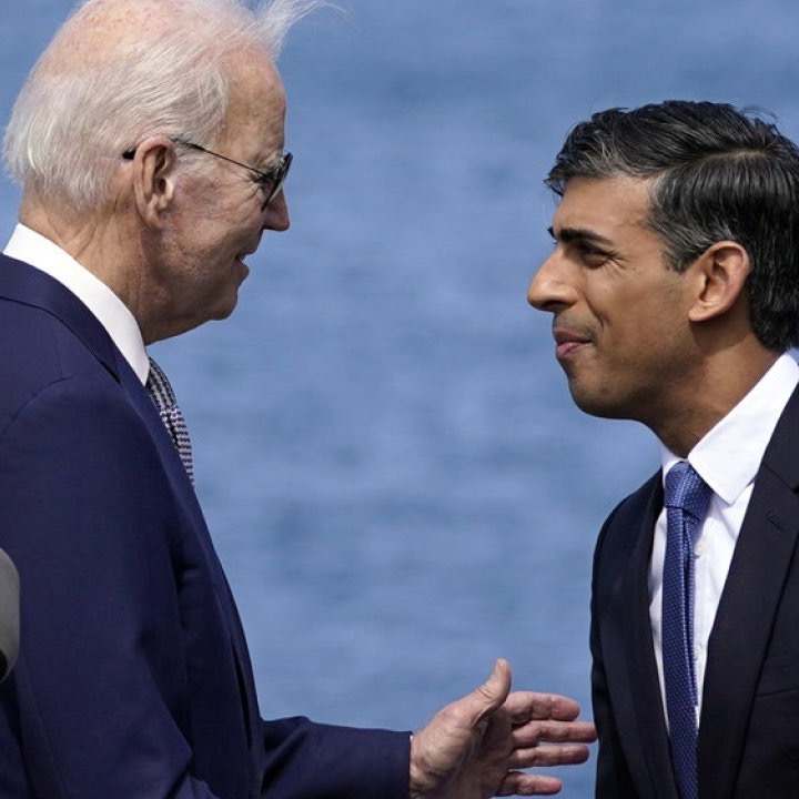 [ picture of Joe Biden and Rishi Sunak ]